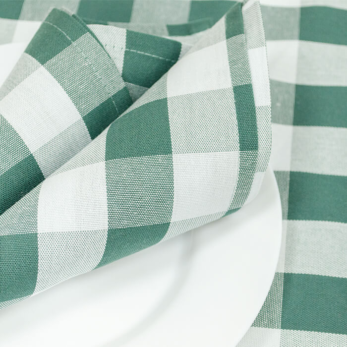 Скатерть 140х200 МИРТЕК KENT 50%хлопок 50%пэ зеленый (цвет 9 зеленый)